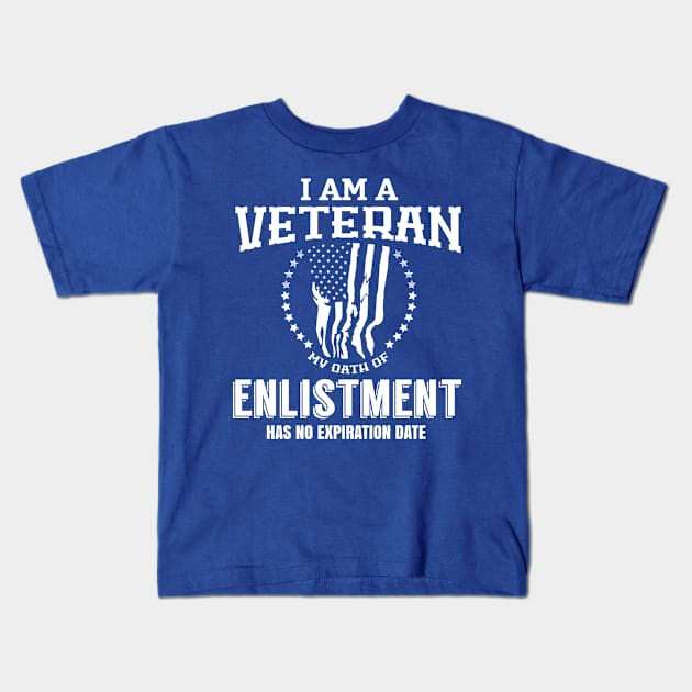 Oath of Enlistment Kids T-Shirt by veerkun